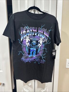 Crooks & Castles Black Death Row Lightning Graphic Tee